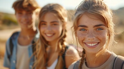 Happy school students, great moments and memories, classroom, enthusiasm for learning, celebrating the journey of education filled with laughter and friendship.