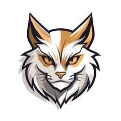 Cat head mascot