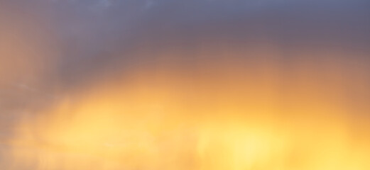 Beautiful and strange orange sky in the morning or evening used for natural background texture in decorative art work