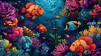 Vibrant Underwater Paradise