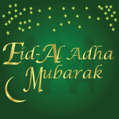 Eid Al Adha Mubarak victor design