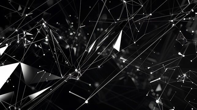 abstract geometric background. plexus mesh backdrop molecular