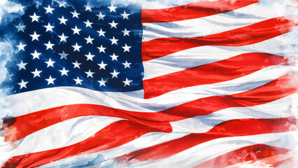 Obraz premium American flag for Memorial Day, 4th of July, Labor Day