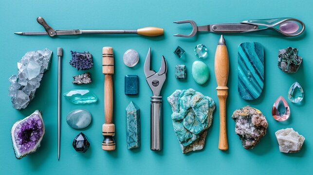 Lapidary Tools and Gemstones for Cutting