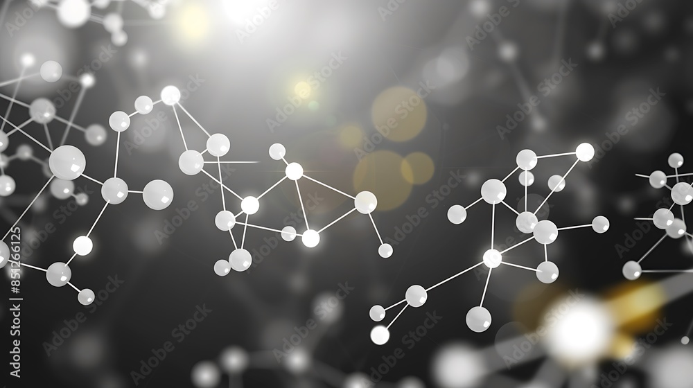 Aufkleber abstract geometric background. plexus mesh backdrop molecular