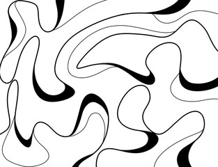 minimalist image of wavy lines