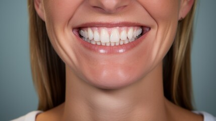 Obraz premium a woman's smile in a variety of settings, from everyday moments to special occasions.