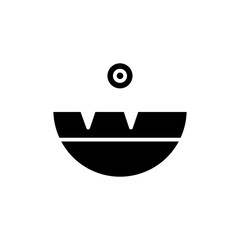 poverty glyph icon