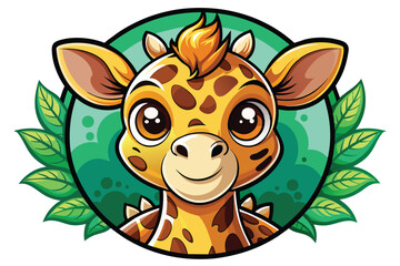 Giraffe Cartoon Design