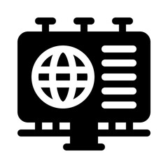 billboard glyph icon