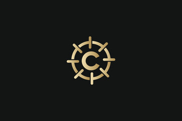 C Letter trademark brand logo