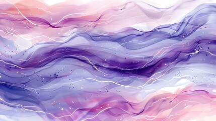 Obraz premium Abstract Fluid Art with Purple and Pink Hues