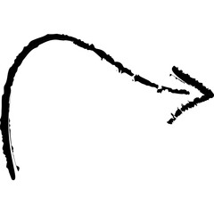 Naklejka premium Brush Arrow