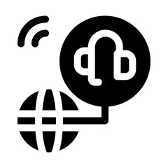 podcast glyph icon