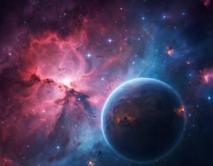 planet in space