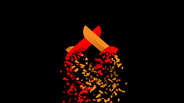 Particles Logo Animation