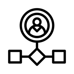 hierarchy line icon