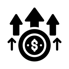 money glyph icon