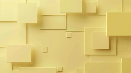 Obraz premium Light yellow background with minimalistic floral designs