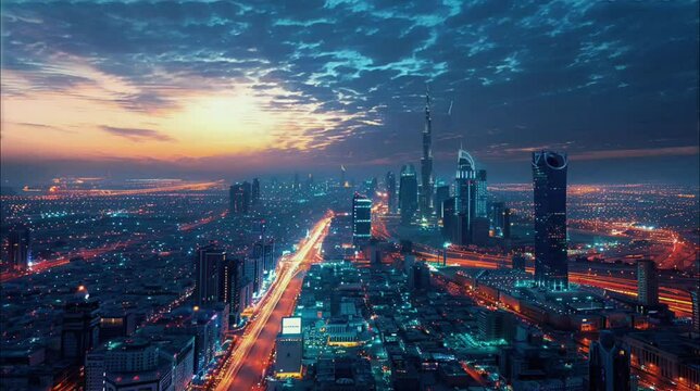 view of the city of riyadh saudi arabia