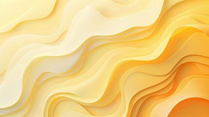 Fototapeta premium Light yellow background with abstract splashes