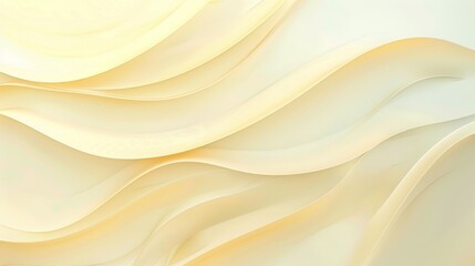 Obraz premium Light yellow background with minimalistic floral designs