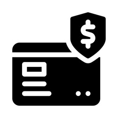 payment security glyph icon