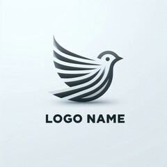 Fototapeta premium Bird Logo: Elegance and Freedom in Design