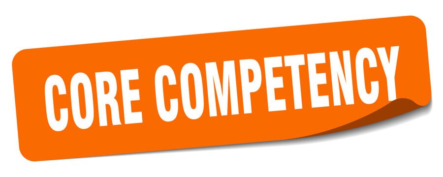 core competency sticker. core competency label
