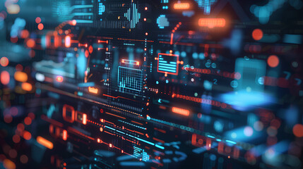 A digital transformation roadmap with key milestones and objectives, highlighting the process of integrating technology into traditional business models, Digital transformation strategy concept