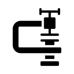 clamp glyph icon