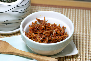 spices anchovies in a bowl