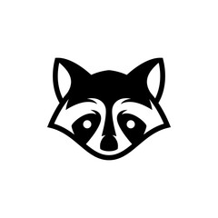  raccoon logo vector illustration. raccoon head logo template © Rezaalfarid204