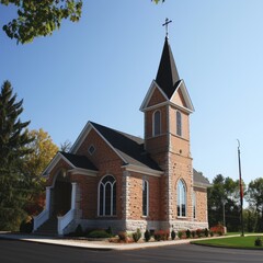 Naklejka premium Exterior Architecture of the Christian Church