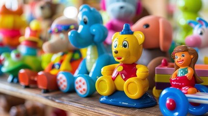 Obraz premium Children's toys collection