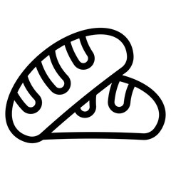 Bread Icon Element For Design