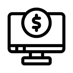 salary line icon