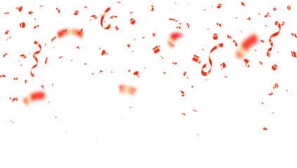 Red confetti celebration background, birthday, party, holiday, Celebration, luxury, symbol, congrats, vector, illustration