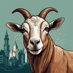 Generate an illustration for Bakra Eid 