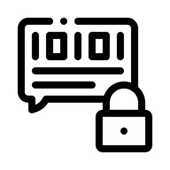 encrypted line icon