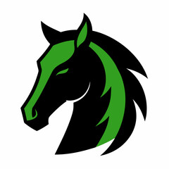 Fototapeta premium horse head silhouette