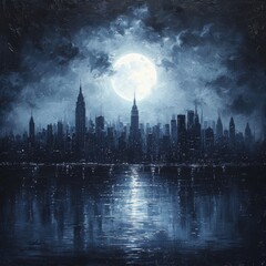 Fototapeta premium Moonlit Enchantment