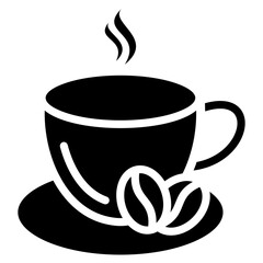 Coffee Icon Element For Design