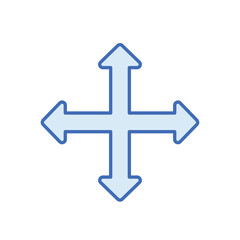 Cross vector icon