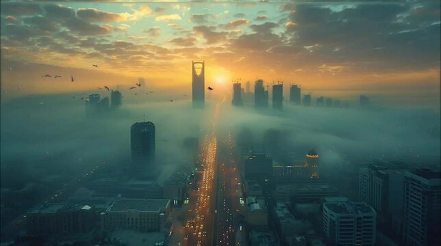 view of the city of riyadh saudi arabia
