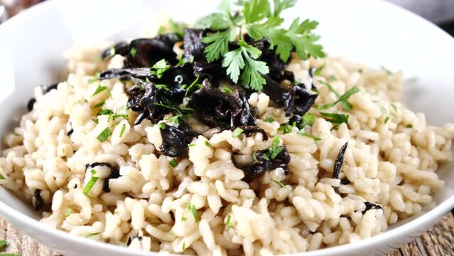 Bowl of risotto