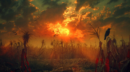 Fototapeta premium Halloween Themed Background