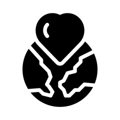 heart glyph icon