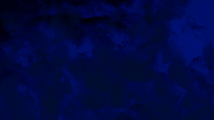 Watercolor on deep dark blue paper background. Blue grunge texture. Navy blue watercolor background. Dark blue background for wallpaper and creative design.