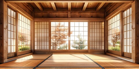 Japanese tatami alcove in a traditional room. Concept Japanese Interiors, Tatami Flooring, Traditional Decor, Alcove Designs, Japanese Architecture
